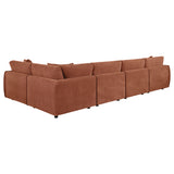 Elysia Coral 5-piece Chenille Upholstered Modular Sectional Sofa - Ornate Home