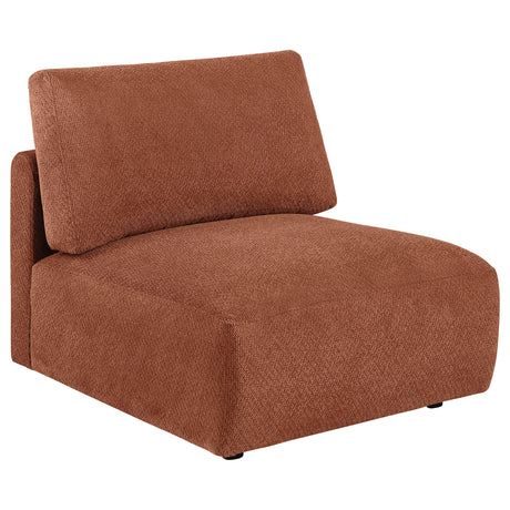 Elysia Coral 5-piece Chenille Upholstered Modular Sectional Sofa - Ornate Home