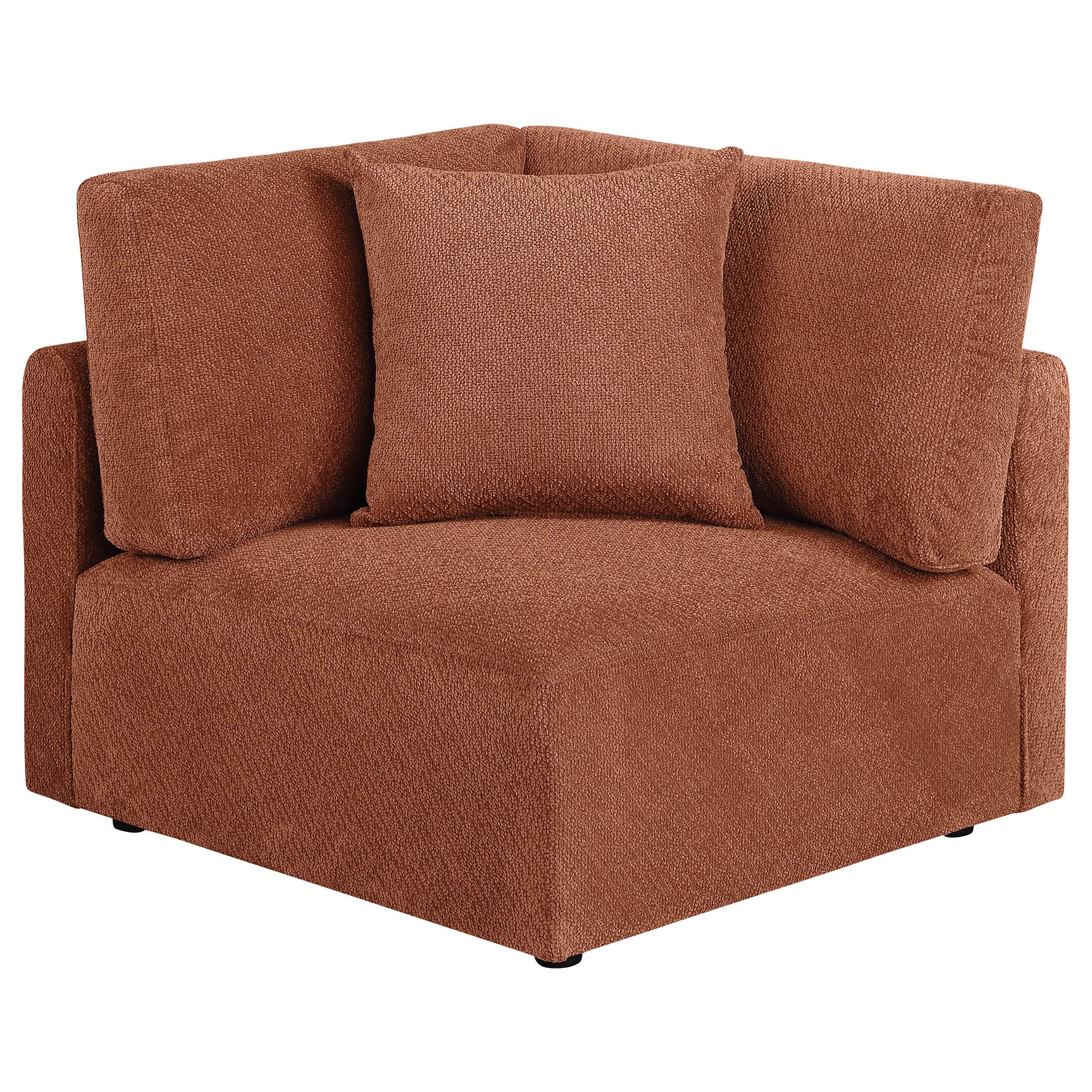 Elysia Coral 5-piece Chenille Upholstered Modular Sectional Sofa - Ornate Home