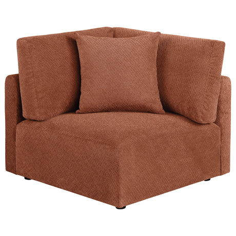 Elysia Coral 5-piece Chenille Upholstered Modular Sectional Sofa - Ornate Home