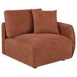 Elysia Coral 5-piece Chenille Upholstered Modular Sectional Sofa - Ornate Home