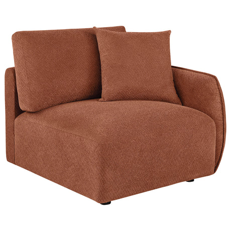Elysia Coral 5-piece Chenille Upholstered Modular Sectional Sofa - Ornate Home