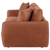 Elysia Coral Chenille Upholstered Modular Lounge Loveseat - Ornate Home
