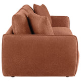 Elysia Coral Chenille Upholstered Modular Lounge Loveseat - Ornate Home