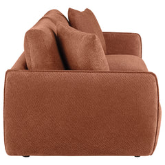 Elysia Coral Chenille Upholstered Modular Lounge Loveseat - Ornate Home