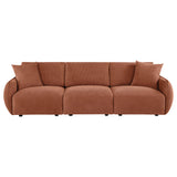 Elysia Coral Chenille Upholstered Modular Lounge Sofa - Ornate Home