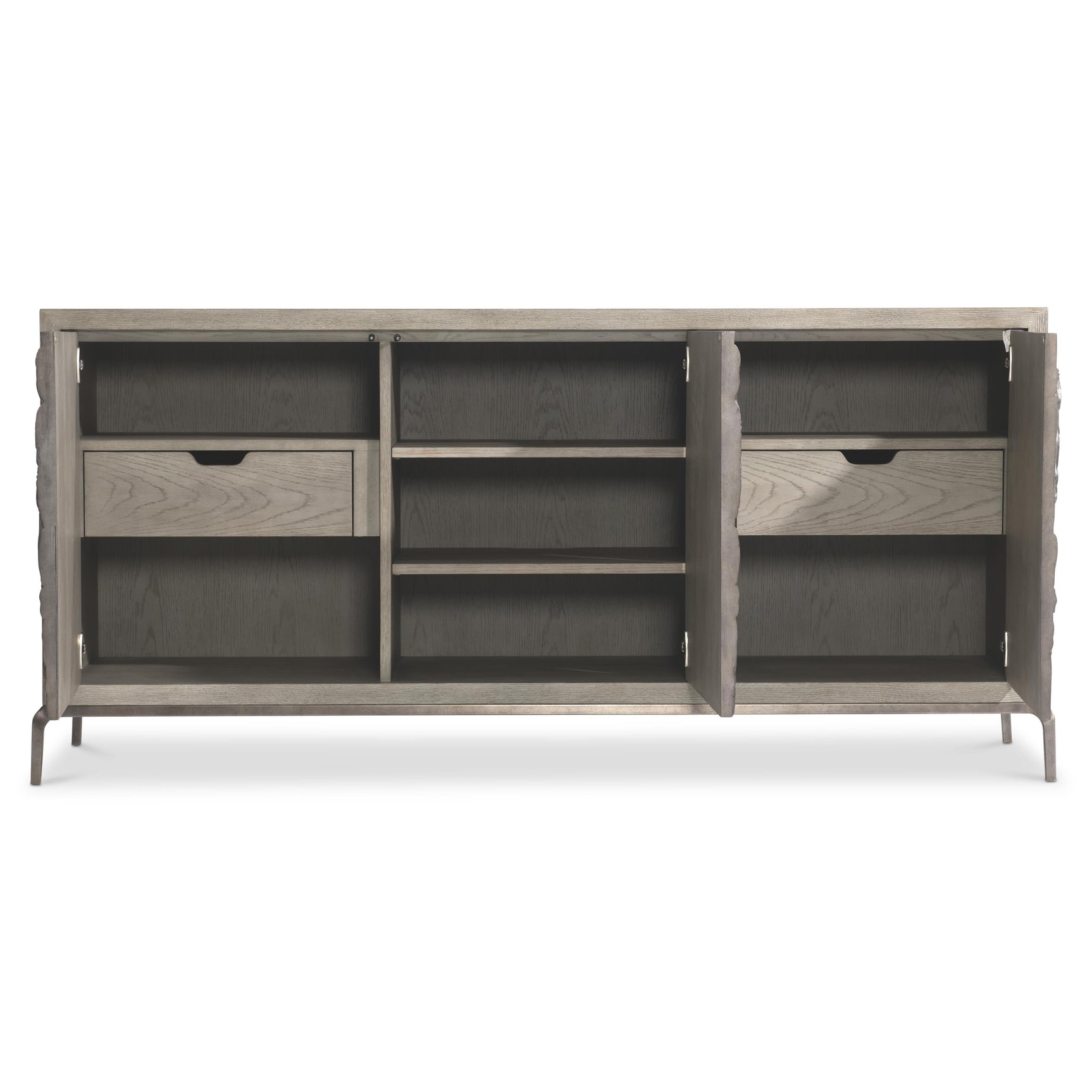 Elysia Dark Bronze/Weathered Greige Buffet - Ornate Home