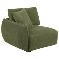 Elysia Green 5-piece Chenille Upholstered Modular Sectional Sofa - Ornate Home