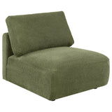 Elysia Green 6-piece Chenille Upholstered Modular Sectional Sofa - Ornate Home