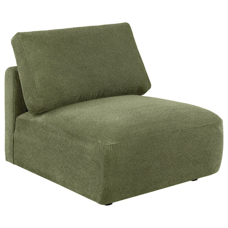 Elysia Green 6-piece Chenille Upholstered Modular Sectional Sofa - Ornate Home
