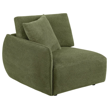 Elysia Green 6-piece Chenille Upholstered Modular Sectional Sofa - Ornate Home