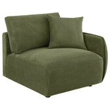 Elysia Green 6-piece Chenille Upholstered Modular Sectional Sofa - Ornate Home