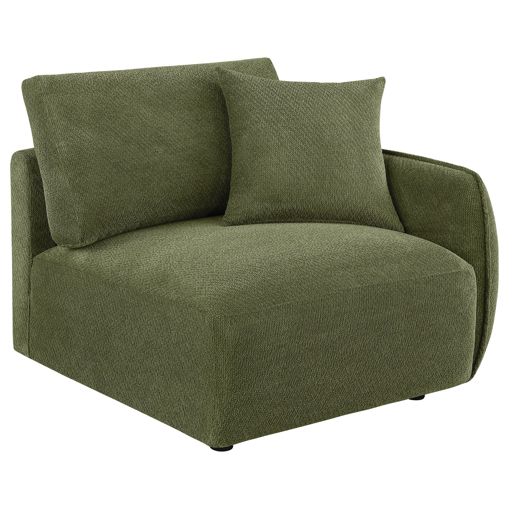 Elysia Green 6-piece Chenille Upholstered Modular Sectional Sofa - Ornate Home