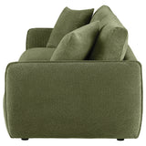 Elysia Green Chenille Upholstered Modular Lounge Loveseat - Ornate Home
