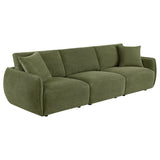 Elysia Green Chenille Upholstered Modular Lounge Sofa - Ornate Home