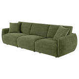 Elysia Green Chenille Upholstered Modular Lounge Sofa - Ornate Home