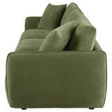 Elysia Green Chenille Upholstered Modular Lounge Sofa - Ornate Home