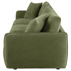 Elysia Green Chenille Upholstered Modular Lounge Sofa - Ornate Home