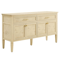 Elysian Bleached Burl 62" Wood Sideboard - Ornate Home
