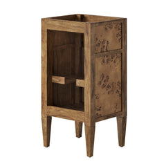 Elysian Brown 18" Wood Bathroom Vanity Cabinet (Sink Basin Not Included) - Ornate Home