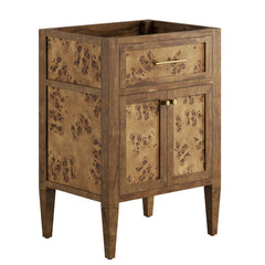Elysian Brown 24" Wood Bathroom Vanity Cabinet (Sink Basin Not Included) - Ornate Home