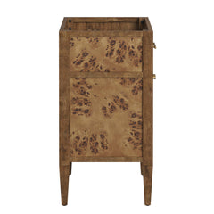 Elysian Brown 24" Wood Bathroom Vanity Cabinet (Sink Basin Not Included) - Ornate Home