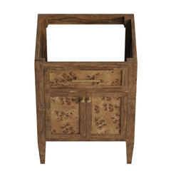 Elysian Brown 24" Wood Bathroom Vanity Cabinet (Sink Basin Not Included) - Ornate Home