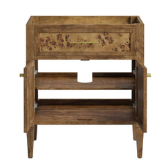 Elysian Brown 30" Bathroom Vanity Cabinet (Sink Basin Not Included) - Ornate Home