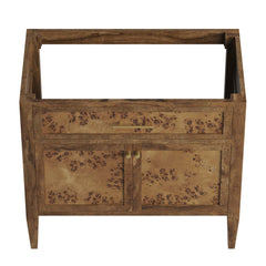 Elysian Brown 36" Wood Bathroom Vanity Cabinet (Sink Basin Not Included) - Ornate Home