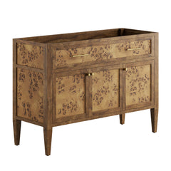 Elysian Brown 48" Wood Bathroom Vanity Cabinet (Sink Basin Not Included) - Ornate Home