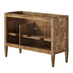 Elysian Brown 48" Wood Bathroom Vanity Cabinet (Sink Basin Not Included) - Ornate Home