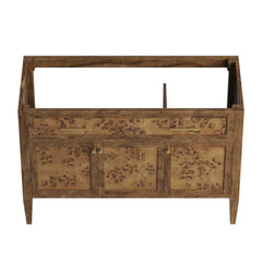 Elysian Brown 48" Wood Bathroom Vanity Cabinet (Sink Basin Not Included) - Ornate Home