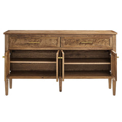 Elysian Brown 62" Wood Sideboard - Ornate Home