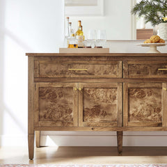 Elysian Brown 62" Wood Sideboard - Ornate Home