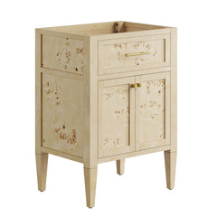 Elysian Burgundy 24" Wood Bathroom Vanity Cabinet (Sink Basin Not Included) - Ornate Home