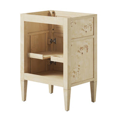 Elysian Burgundy 24" Wood Bathroom Vanity Cabinet (Sink Basin Not Included) - Ornate Home