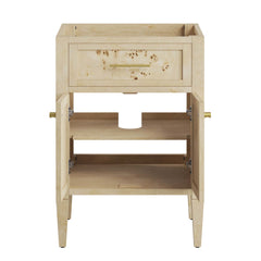Elysian Burgundy 24" Wood Bathroom Vanity Cabinet (Sink Basin Not Included) - Ornate Home