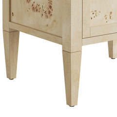 Elysian Burgundy 24" Wood Bathroom Vanity Cabinet (Sink Basin Not Included) - Ornate Home