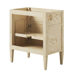 Elysian Burgundy 30" Bathroom Vanity Cabinet (Sink Basin Not Included) - Ornate Home