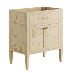 Elysian Burgundy 30" Bathroom Vanity Cabinet (Sink Basin Not Included) - Ornate Home
