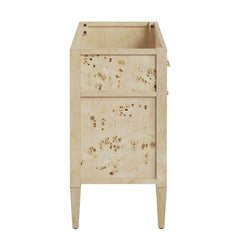 Elysian Burl 48" Wood Bathroom Vanity Cabinet (Sink Basin Not Included) - Ornate Home