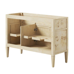 Elysian Burl 48" Wood Bathroom Vanity Cabinet (Sink Basin Not Included) - Ornate Home