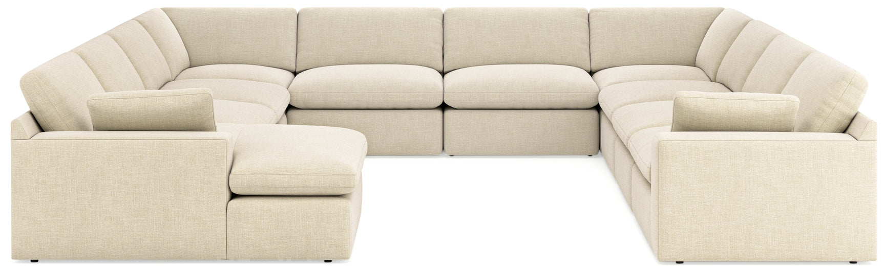 Elyza Linen 10-Piece Sectional (Online Special Price) - Ornate Home