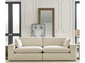 Elyza Linen 2pc Sectional Loveseat (Online Special Price) - Ornate Home
