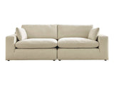 Elyza Linen 2pc Sectional Loveseat (Online Special Price) - Ornate Home