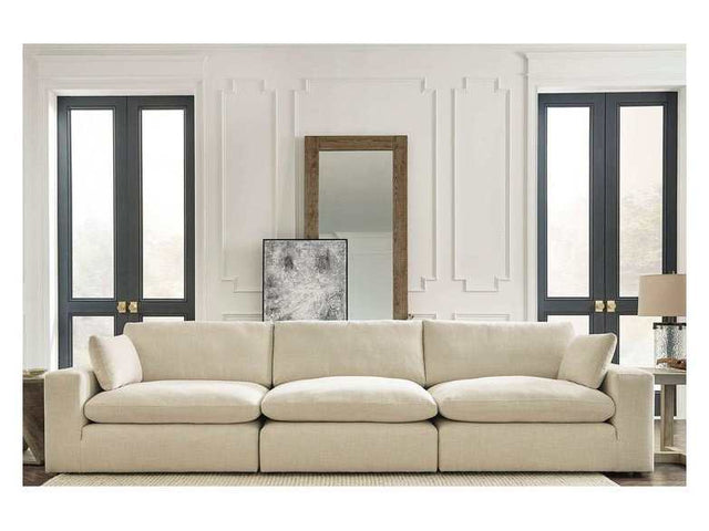 Elyza Linen 3pc Sectional Sofa (Online Special Price) - Ornate Home