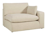 Elyza Linen 3pc Sectional Sofa (Online Special Price) - Ornate Home