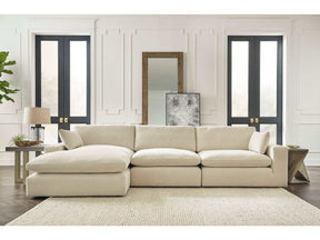 Elyza Linen 3pc Sectional Sofa w/ LAF Corner Chaise (Online Special Price) - Ornate Home