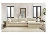 Elyza Linen 3pc Sectional Sofa w/ RAF Corner Chaise (Online Special Price) - Ornate Home