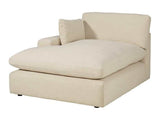 Elyza Linen 5pc Sectional Sofa w/ LAF Corner Chaise (Online Special Price) - Ornate Home